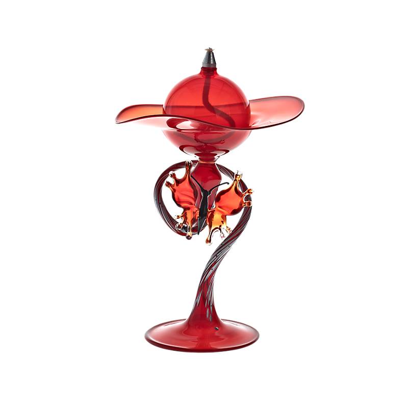 Öllampe mit Glasschmetterling "Bloom" (15 cm)