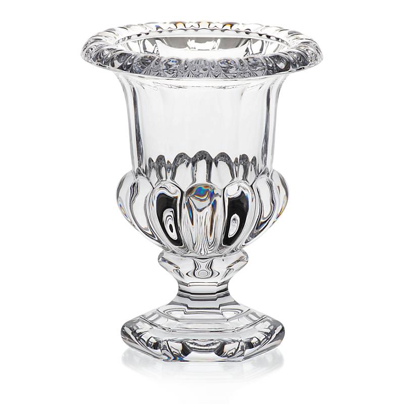 Vase Regency 20cm, Transparent, aus Bleikristall