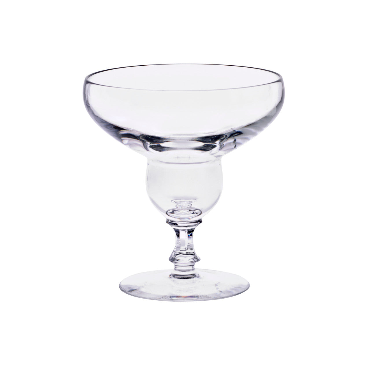 Kerzenhalter aus Bleikristall (11 cm) transparent