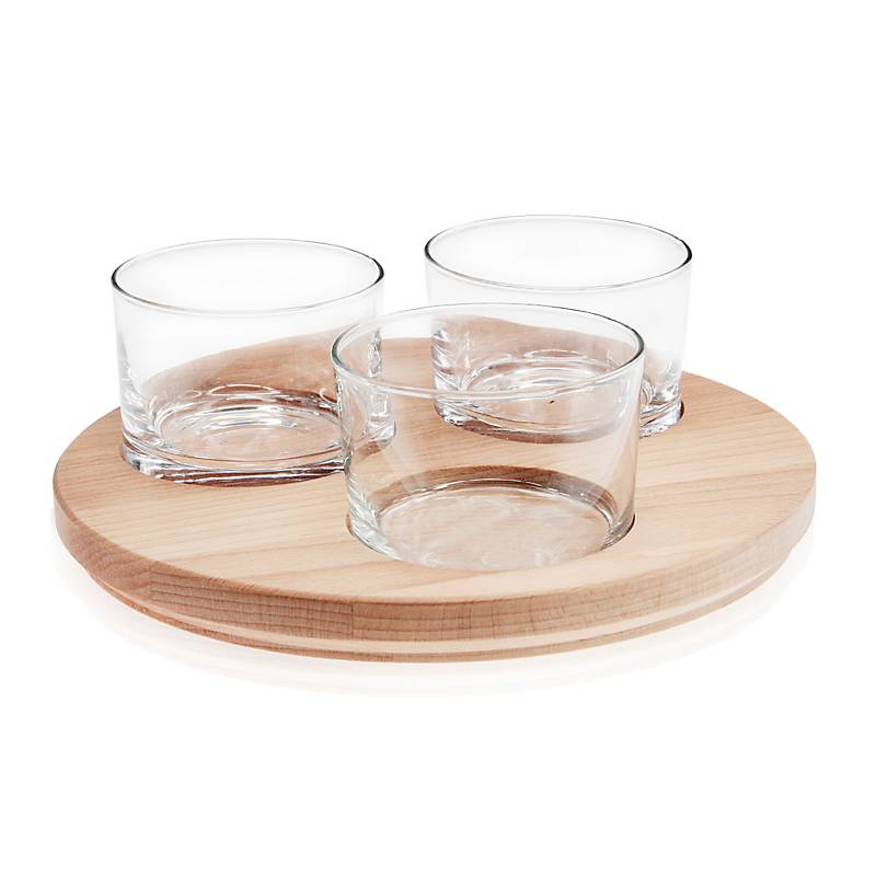 Servierschalen 4tlg. Wood (27,5cm)