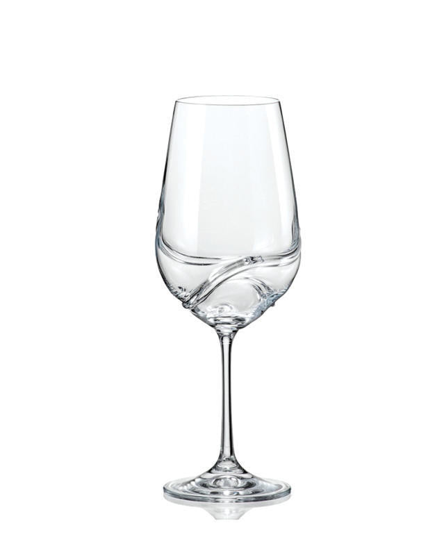 Rotweinglas Weinkelch Turbulence 350ml klar Kristallglas dekantieren