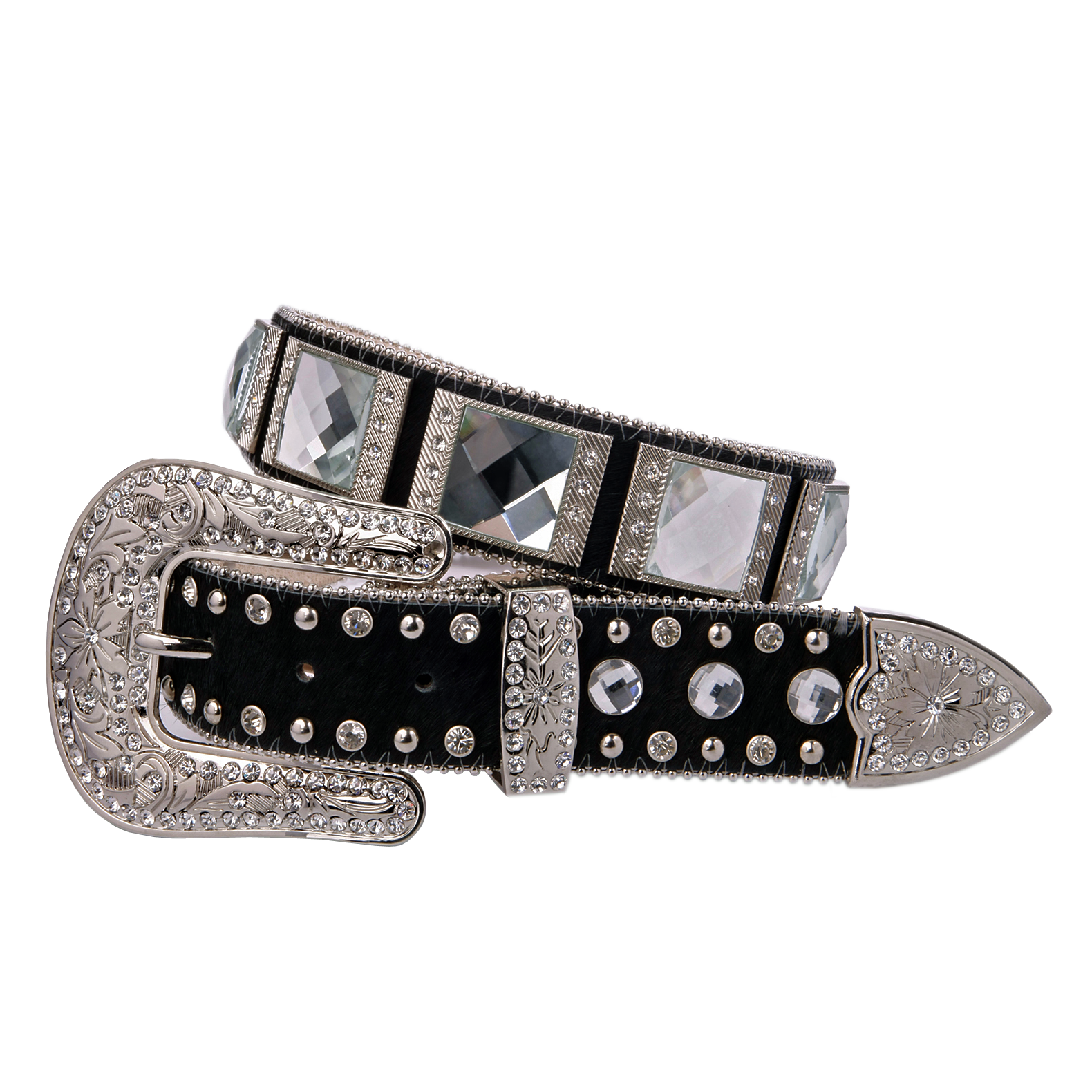 Gürtel Sarika aus Leder für Damen Glam
