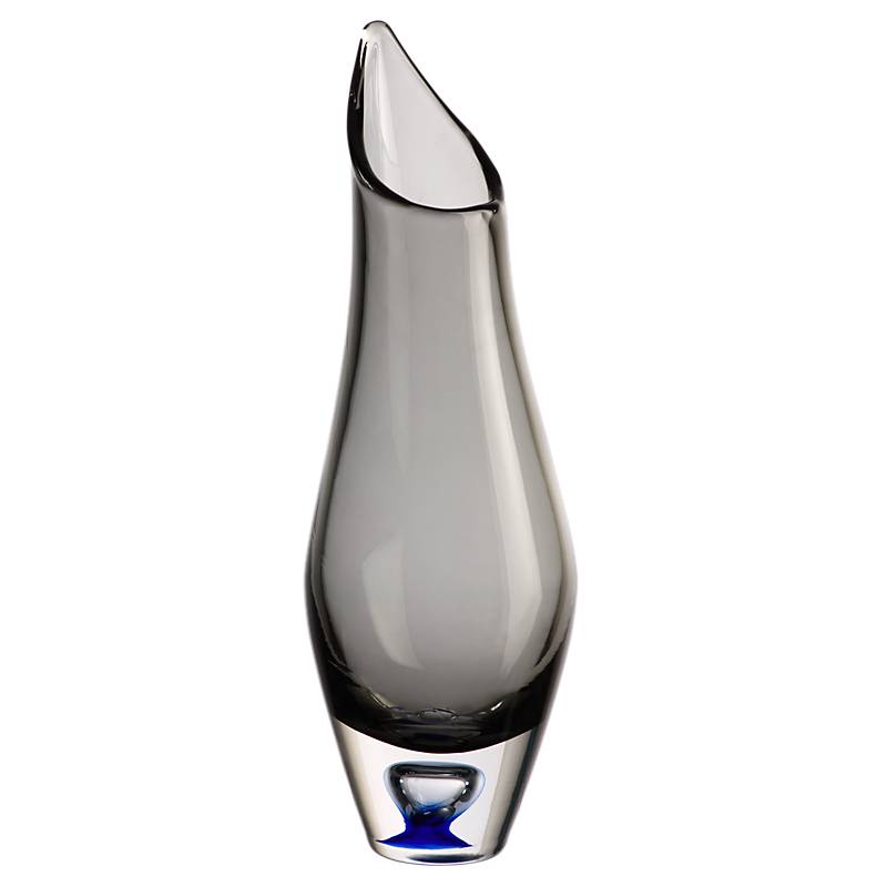 Vase Calla 33cm, grau