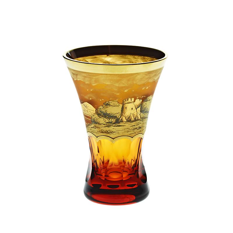 Trinkbecher Art Queen 150 ml, Gold, aus Glas