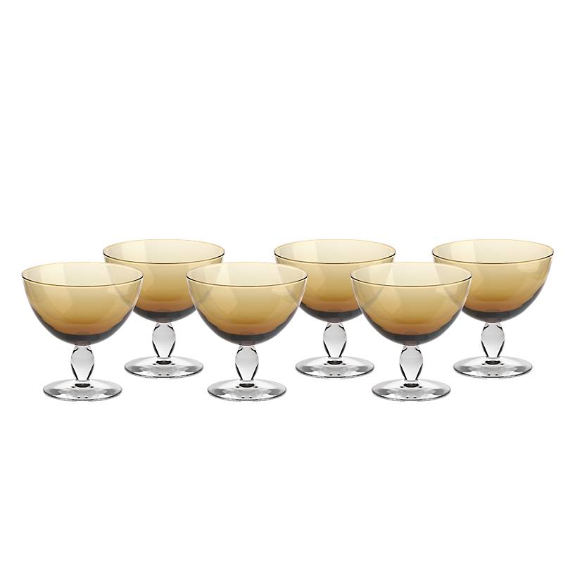 Eiscremeglas Mezzo 6er-Set Colori Vero 12cm orange