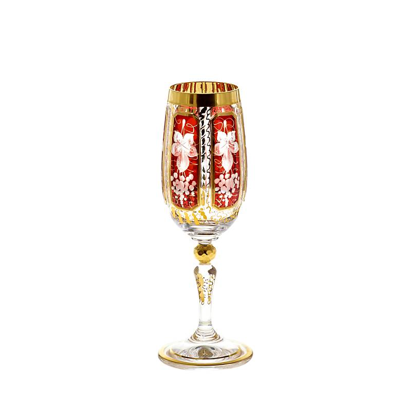 Likörglas getäfelt "Ruby Grape" (110ml)