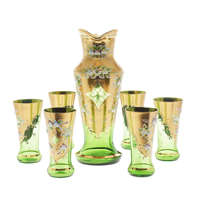 Servierset, 7-teilig "Green Queen"