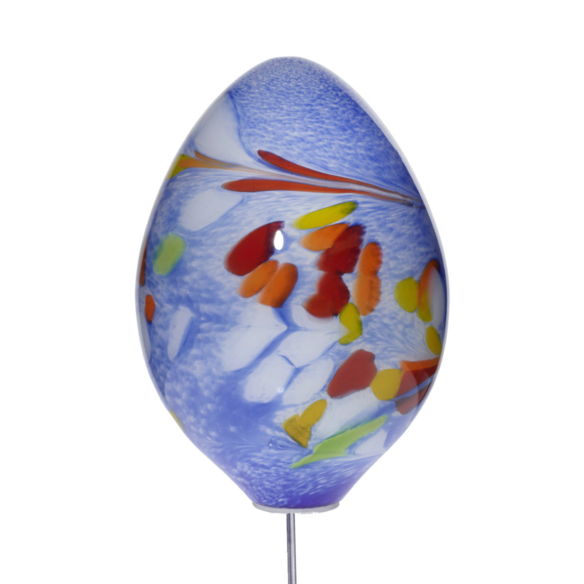 Glas-Ei 24cm Gartenflair inkl. Stab