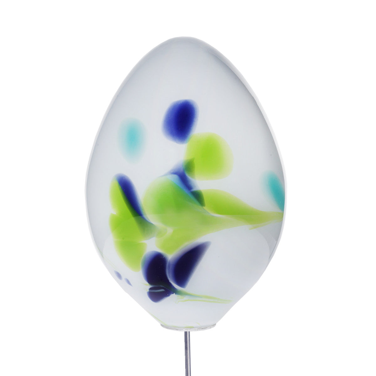 Glas-Ei 24cm Gartenflair inkl. Stab