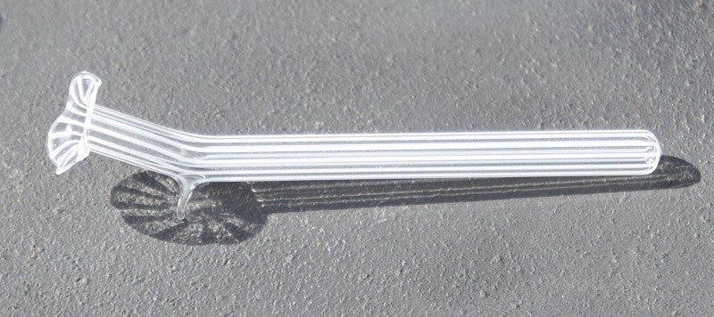 Liegeväschen  mit Farbstreifen Glas 10cm