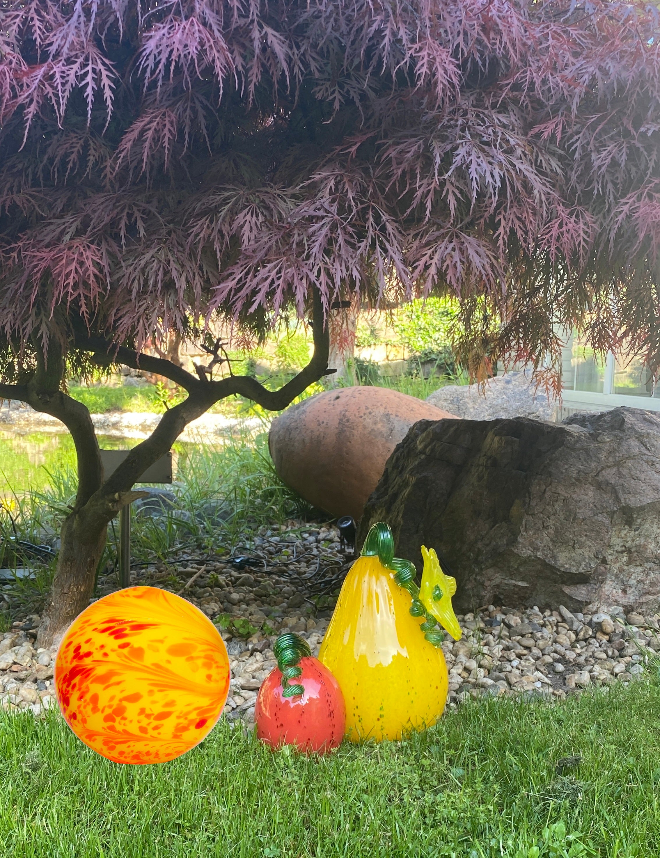 Gartenkugel Bodenkugel 20 cm (ohne Scheibe und ohne Stab)