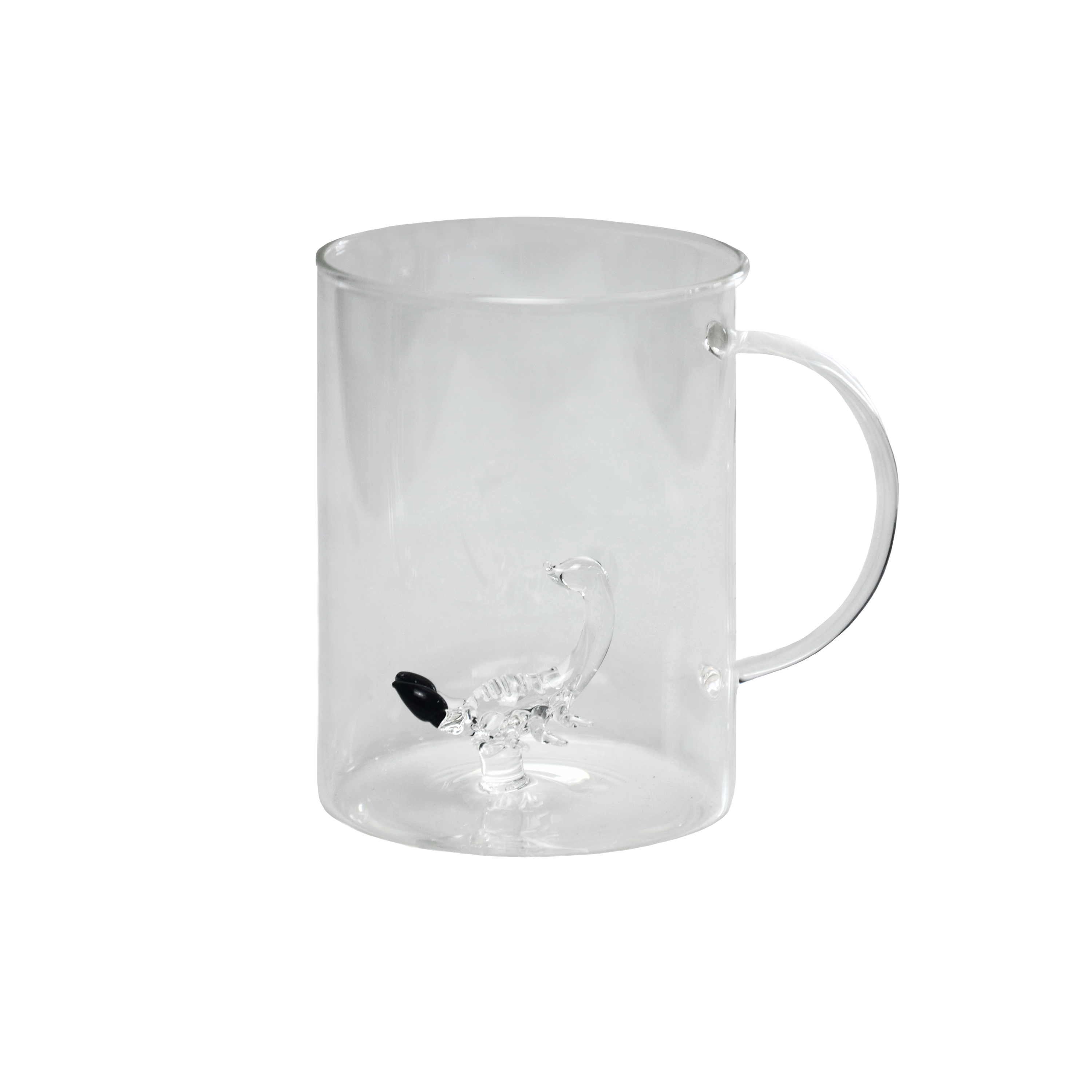 Trinkbecher mit Henkel und Sternzeichen, Handarbeit