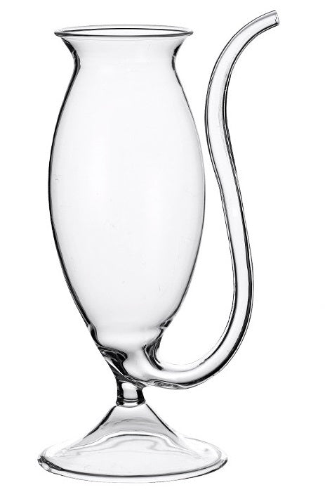 Cocktail Glas mit Strohalm Transparent