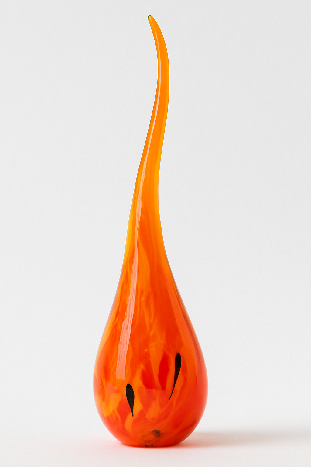 Gartenflamme Gartenflair Orange, Höhe ca. 50 - 65 cm (ohne Scheibe und ohne Stab)