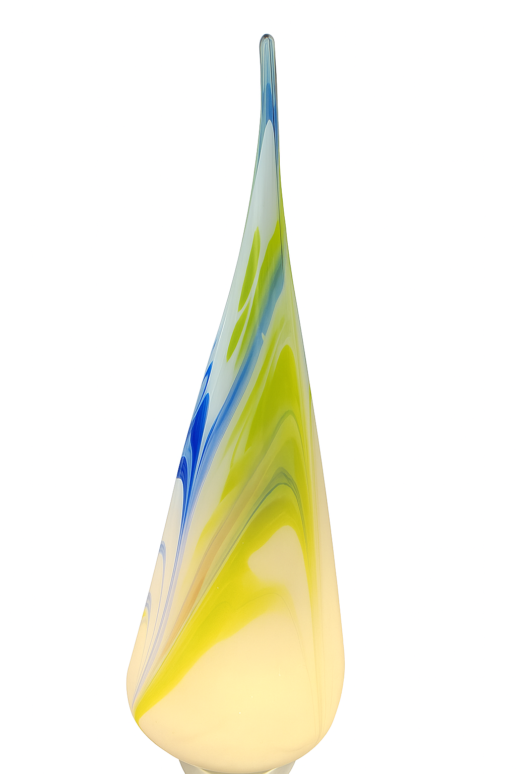Handgefertigte Tischlampe, Höhe ca. 65 - 80cm