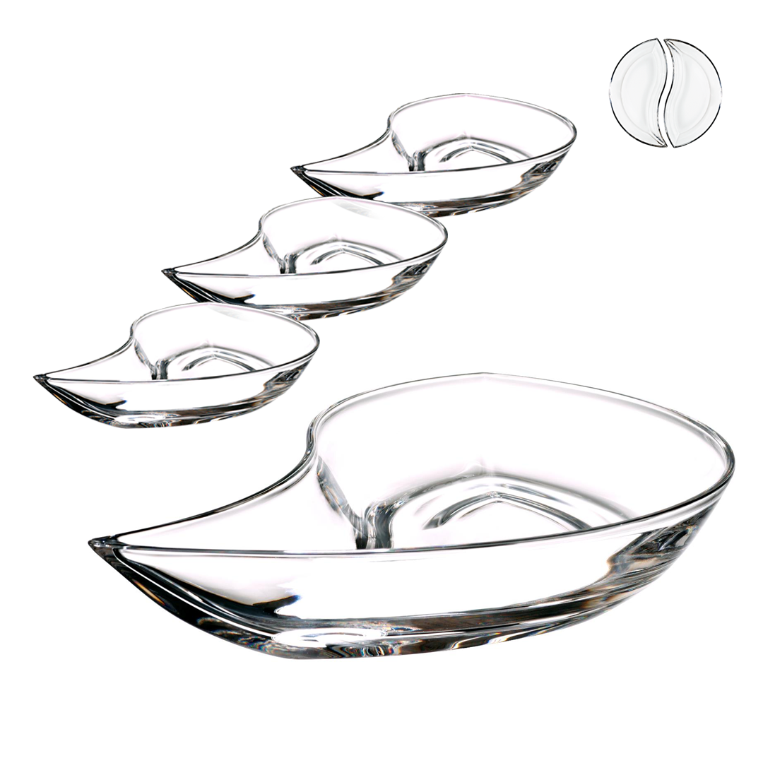 Stapelbare Servierschalen "Loft" 28cm 4-er Set