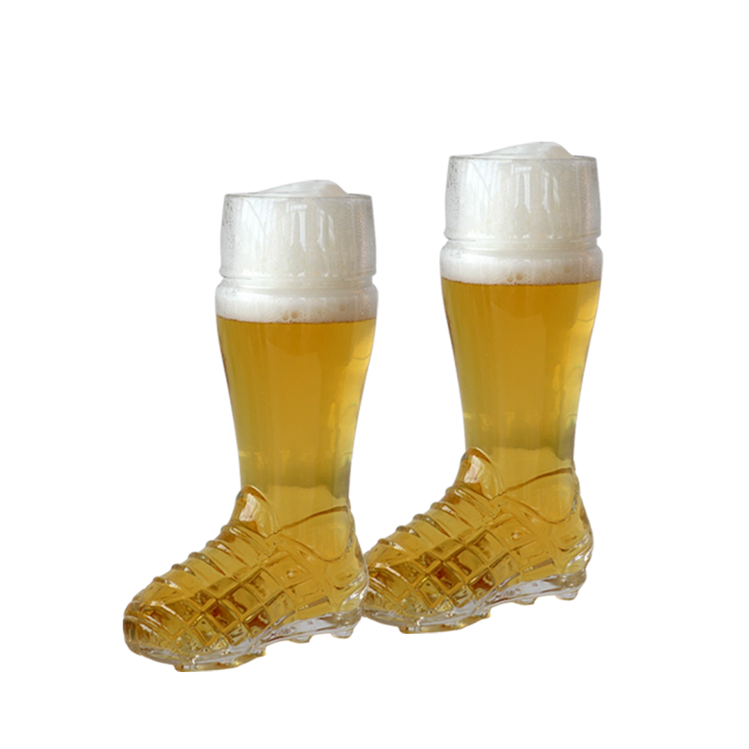 Bierglas Fußballschuh 300ml 2er Set