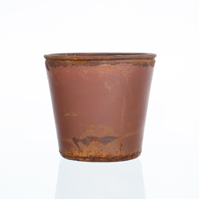 Glas Blumentopf Windlicht 12 cm