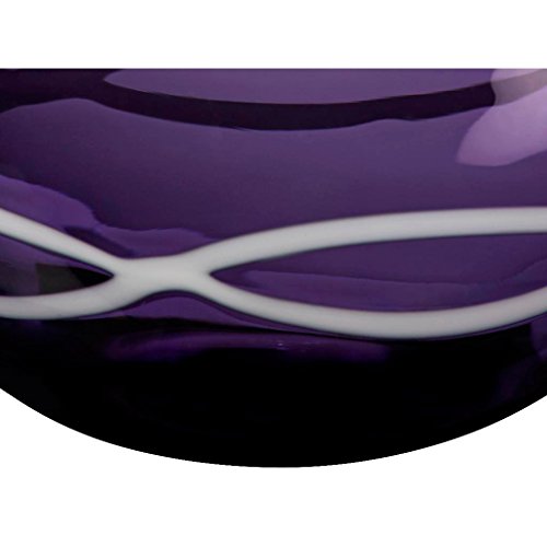 6 Schälchen Kompottschale Müßlischale Obst Glas lila violett Schale 12,5cm