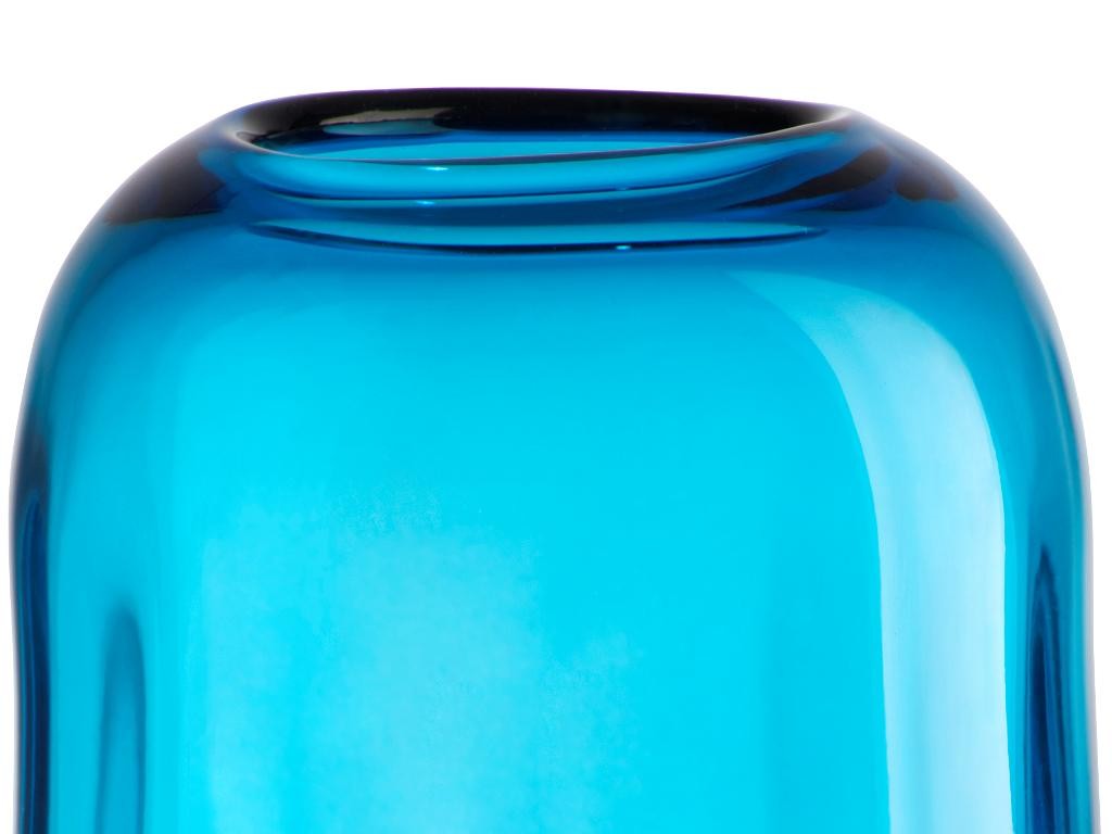 Glasvase Laguna 45cm blau