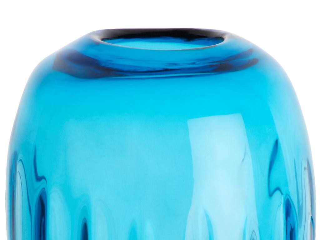 Glasvase Laguna 30cm blau