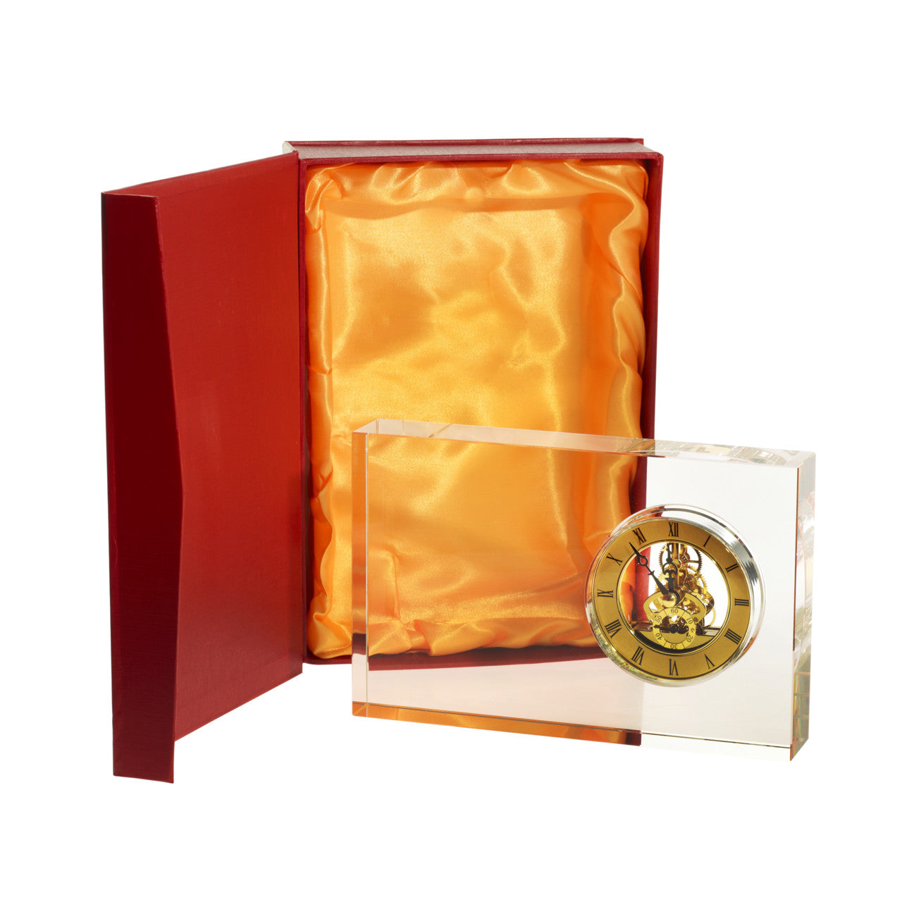 Glasblockuhr