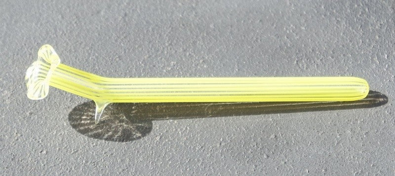 Liegeväschen  mit Farbstreifen Glas 10cm