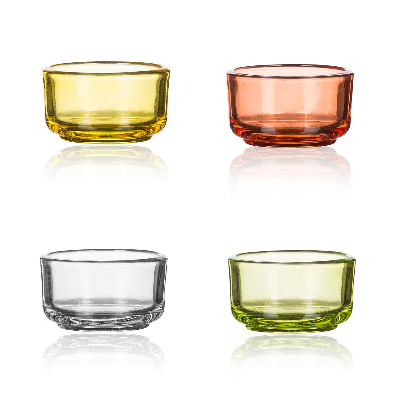 Teelichhalter 6er-Pack, verschiedene Farben