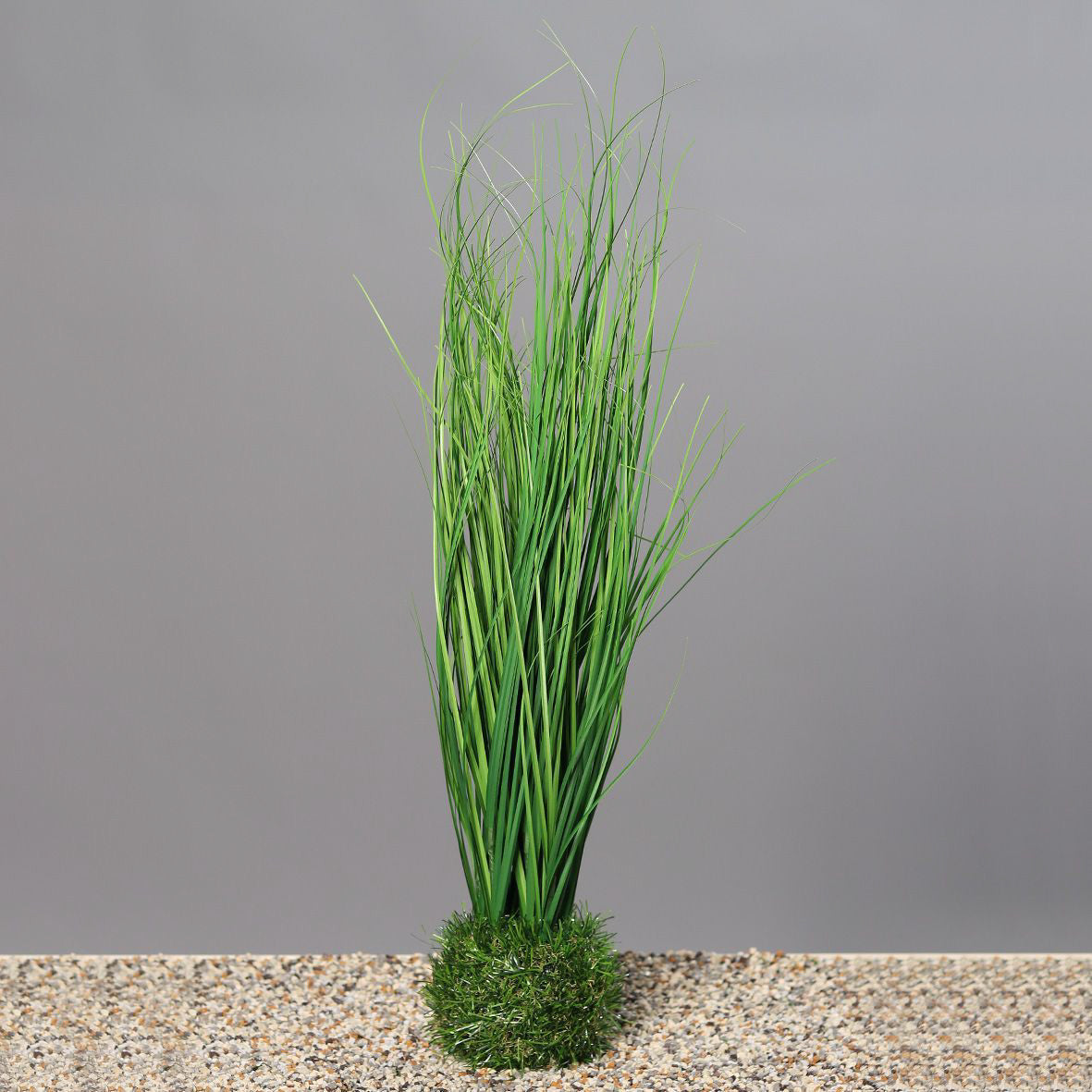 Kunstblume Gras mit Erdballen
