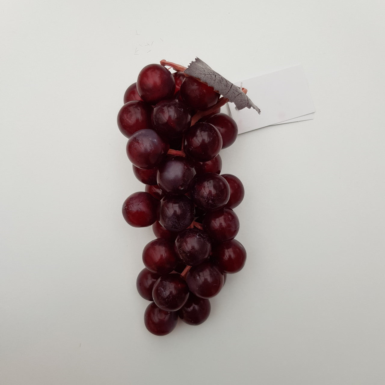 Deko Weintrauben mit Blättern weiß, rot