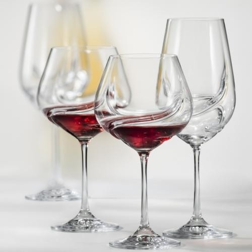 Rotweinglas Weinkelch Turbulence 350ml klar Kristallglas dekantieren