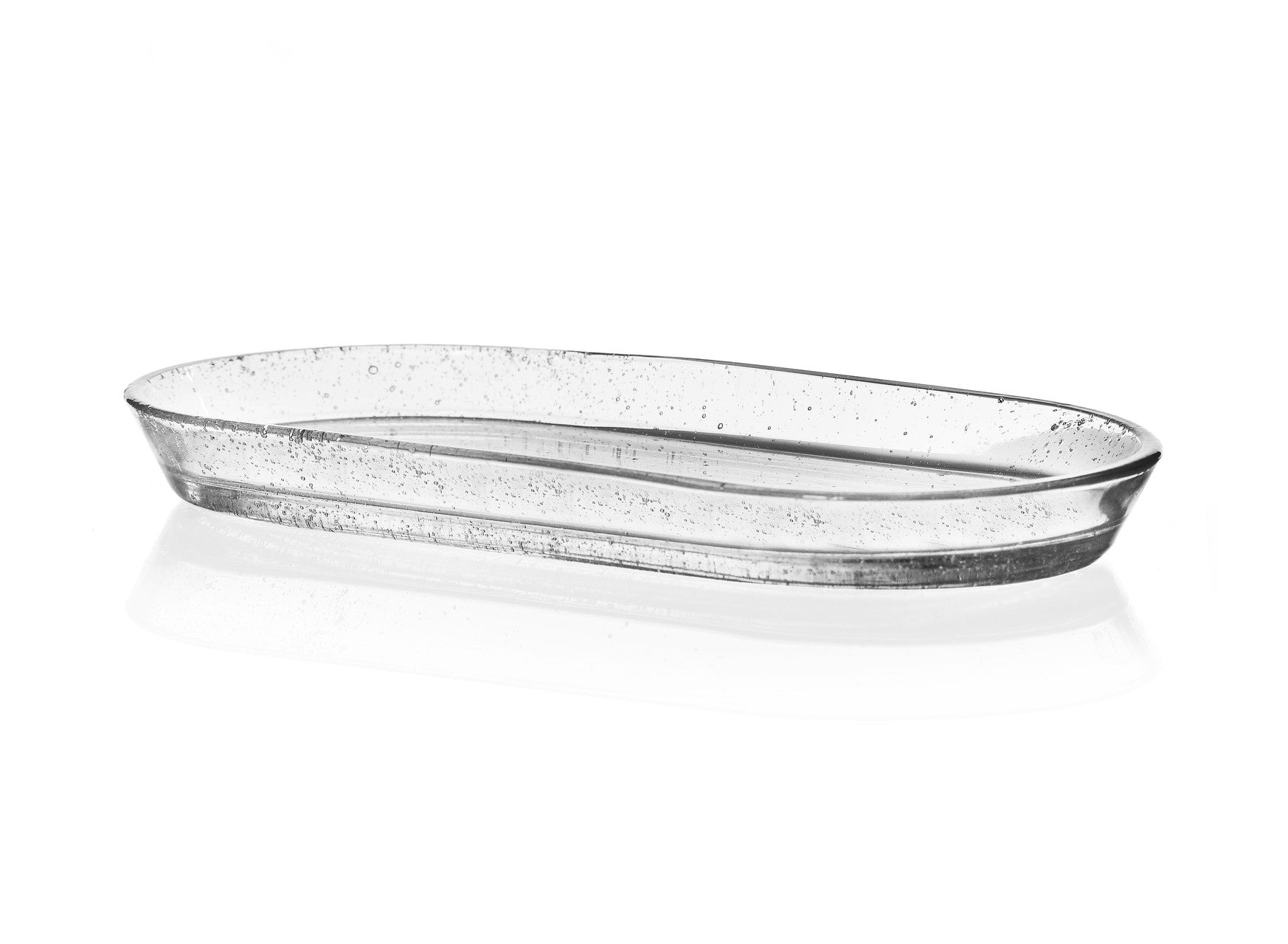 Servierplatte Gebäckplatte Servierteller Bollo oval 26cm div.