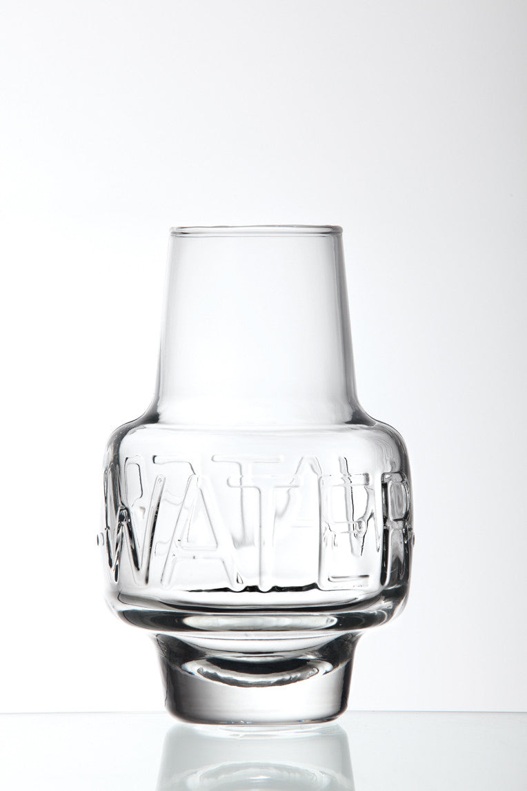 Wasserkaraffe Boston 600ml Krug mit Trinkglas Geschenkset transparent Modern