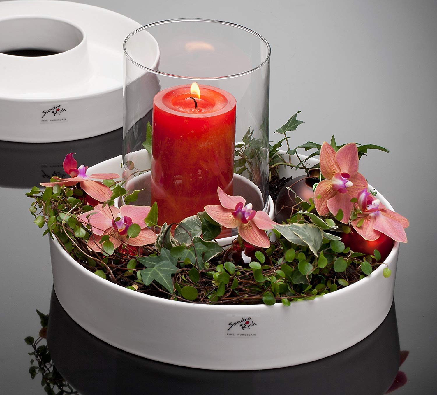 Porzellanschale Ring 22,5 cm für Windlicht