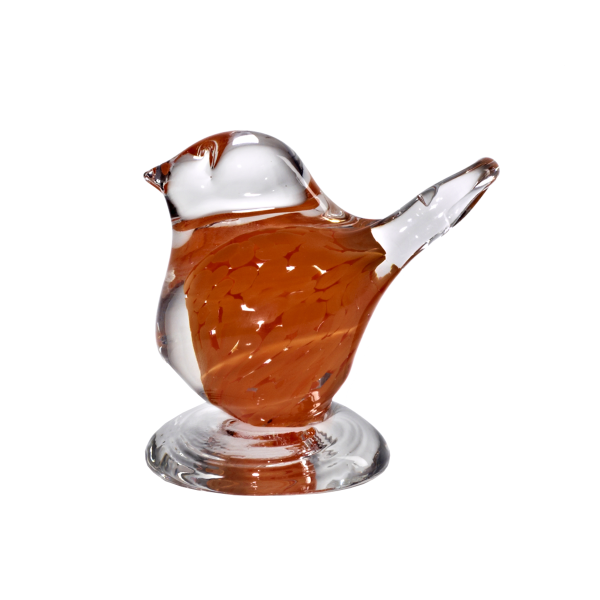 Glasfigur Spatz (8cm)