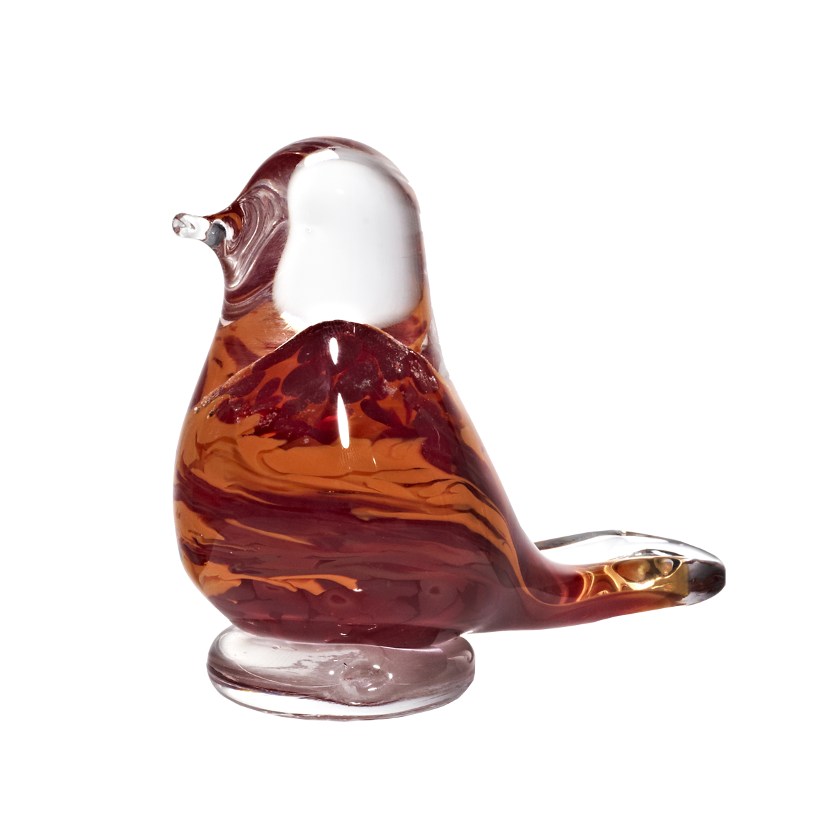 Glasfigur Spatz (8cm)