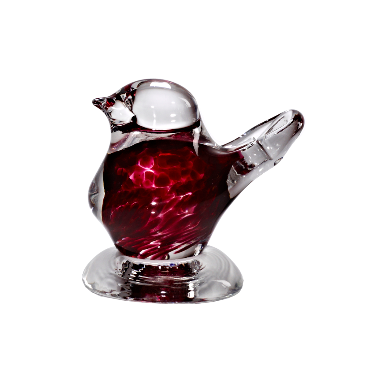 Glasfigur Spatz (8cm)
