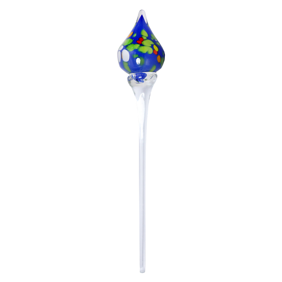 Glasskulptur Minitropfen auf Glasstab 55cm