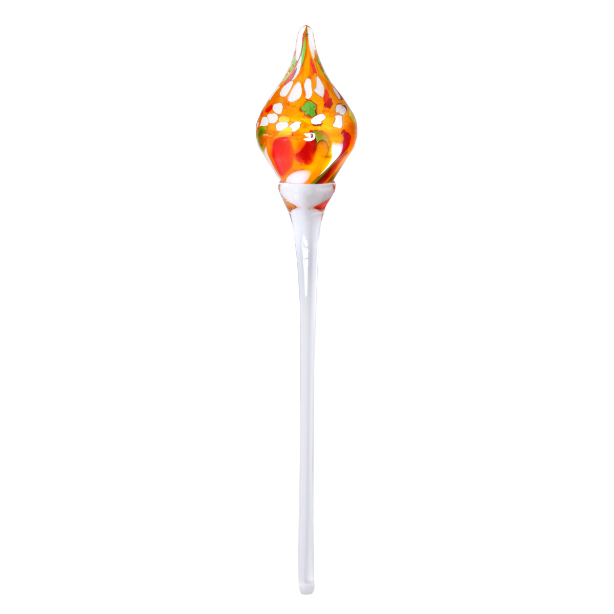 Glasskulptur Minitropfen auf Glasstab 55cm