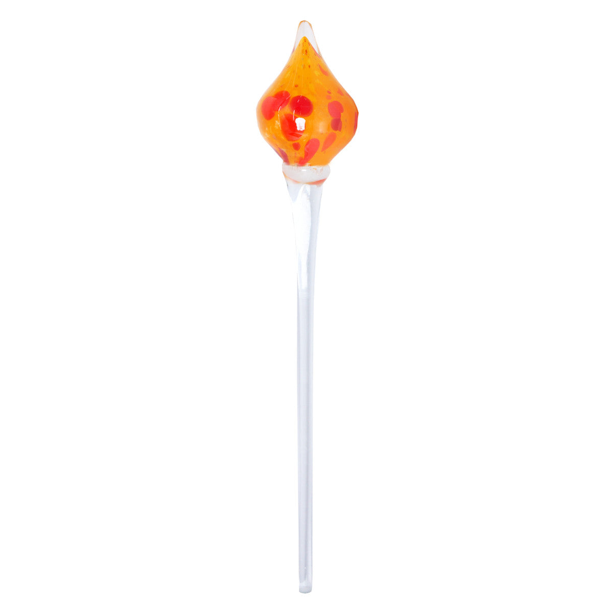 Glasskulptur Minitropfen auf Glasstab 55cm