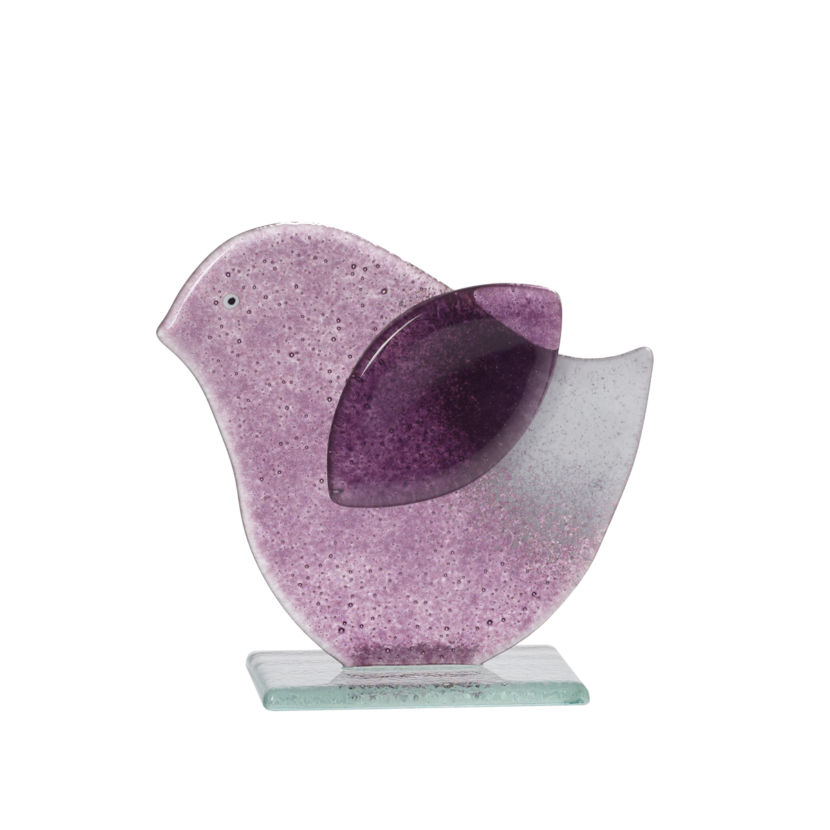 Glasfigur Vogel Fusing 11cm