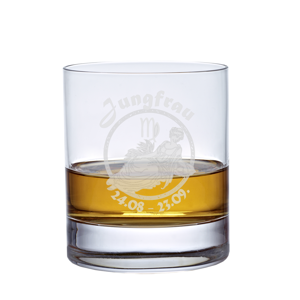 Whiskyglas (320ml) mit Sternzeichen, Lasergravur
