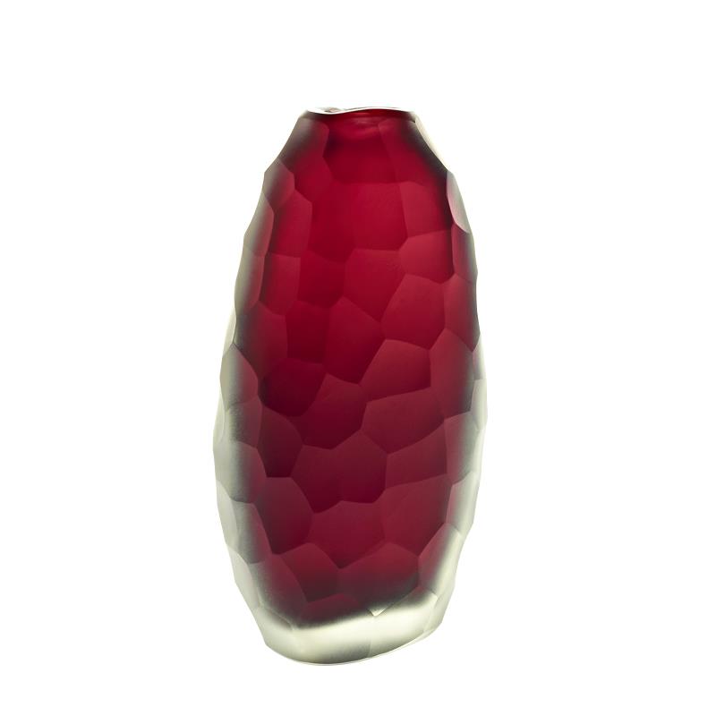 Blütenvase Mini Blumen Tischvase Dekoration Moonlight Höhe 18cm violett Handmade