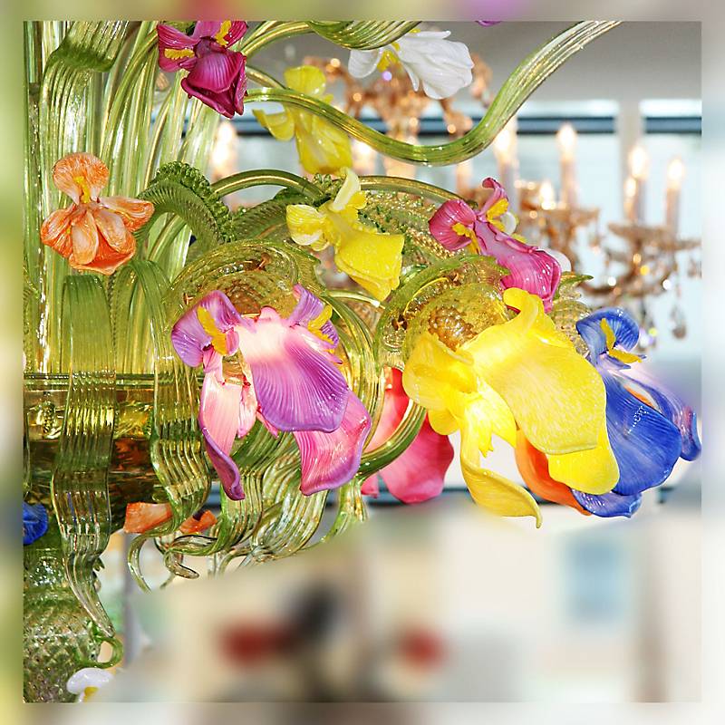 Kronleuchter Acquatico Policromo "Murano" (Ø100cm)