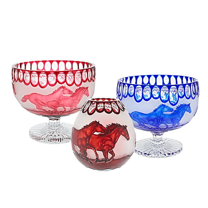 Vase handgeschliffen "King" (28cm)