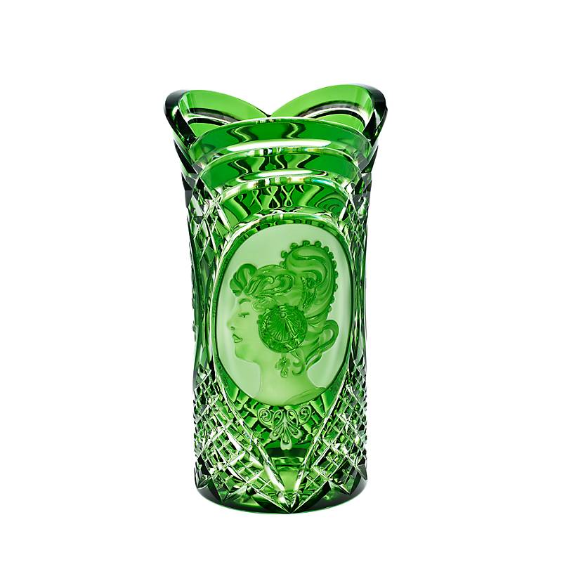 Vase handgeschliffen "King" (21cm)