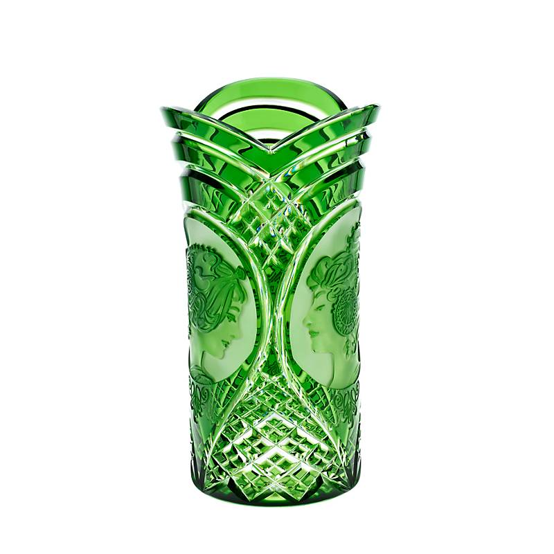 Vase handgeschliffen "King" (21cm)
