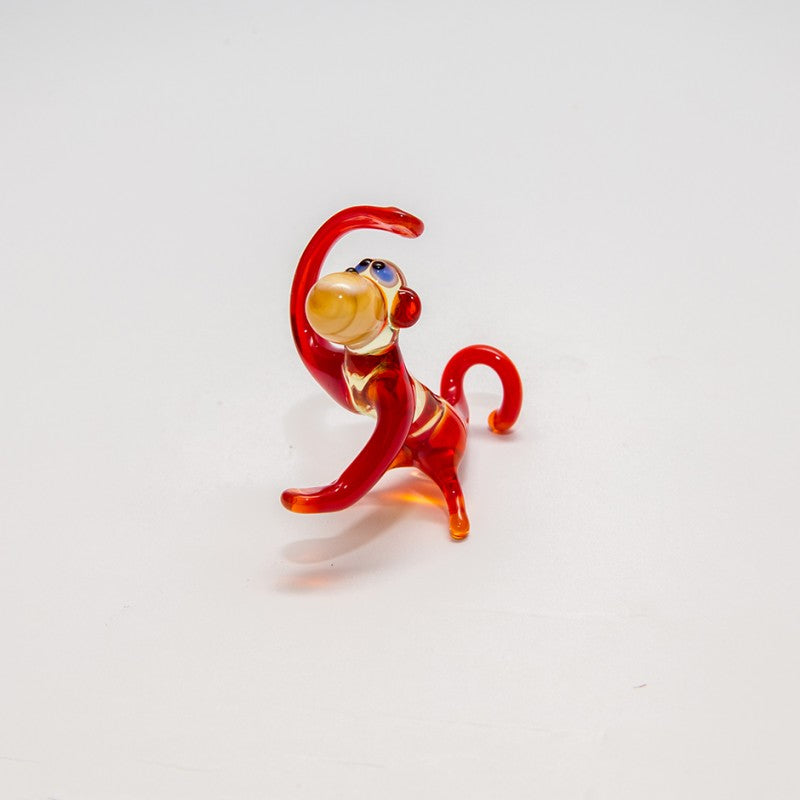 Affe Mini Plus 4-5cm Glas Tiere Figuren Sammeln Vitrine Miniatur Zoo