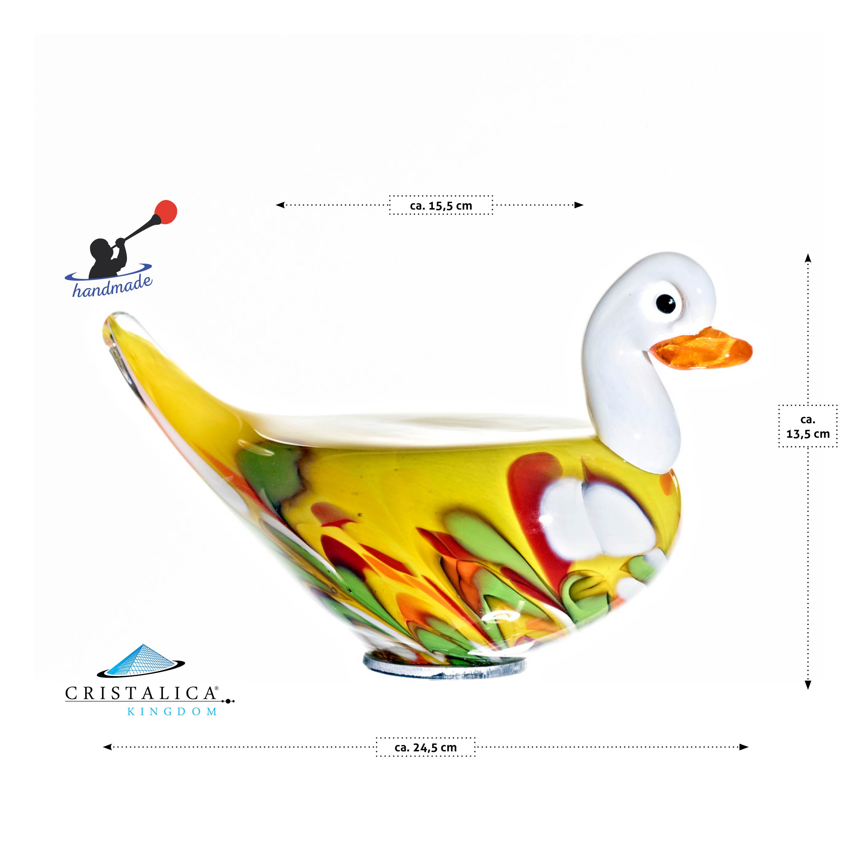 Ente Gartenflair 24,5cm inkl. Stab