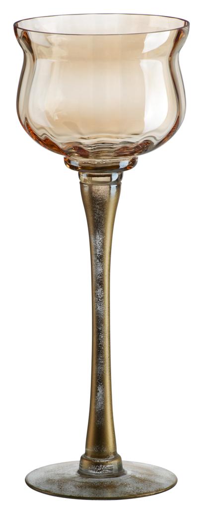 Kerzenhalter Windlicht Golden Dust 2er Set 35cm